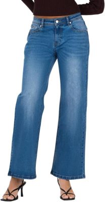 Women's Low Rise Baggy Stretch Denim