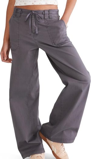 Women's Low Rise Baggy Wide Leg Jean