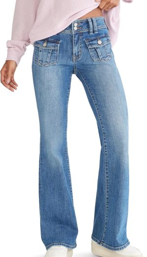Women's Low Rise Flare Jean